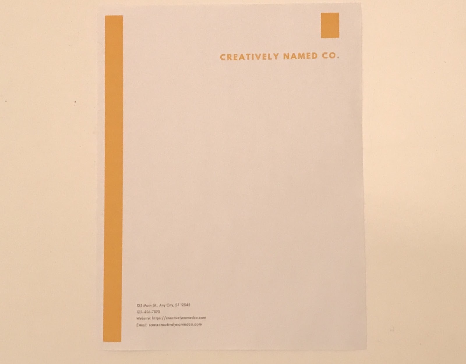 sales prospecting letters tip 1: use stationery