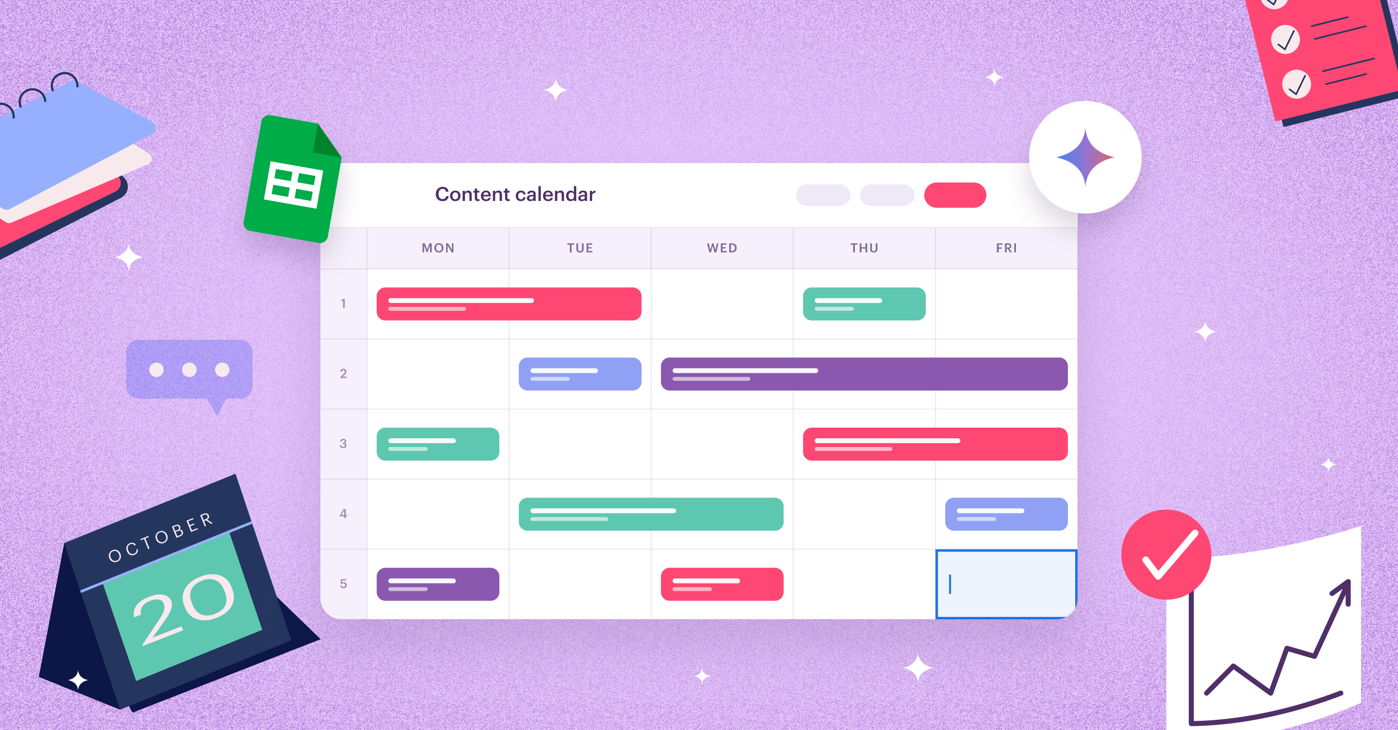 Google Sheets calendar templates