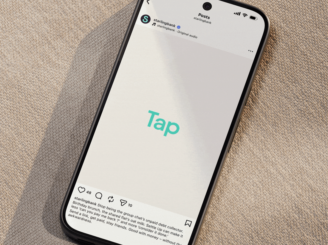 Following Starling's 2025 rebrand, Buff developed a scalable motion framework that established a clear animation language for the brand. Alongside creating sixteen feature animations to showcase key app capabilities, the project delivered a flexible system that ensures future motion remains consistent, recognisable and strategically aligned across digital touchpoints.