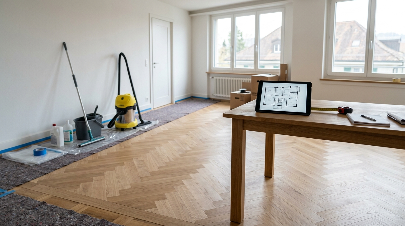 Illustration zum Thema: Bern: Baureinigung nach Renovation oder Wasserschaden