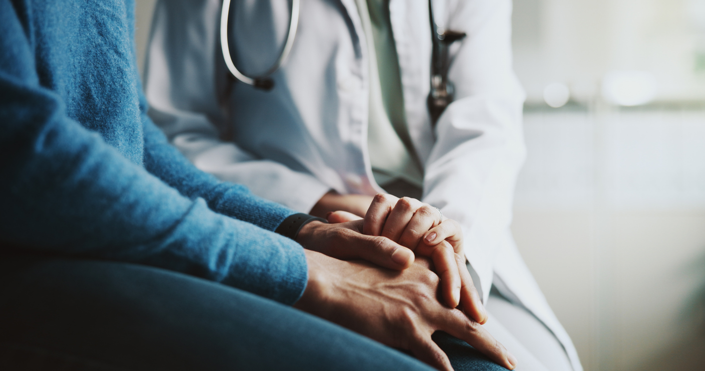 image of job applicants in a discussion at a medical clinic