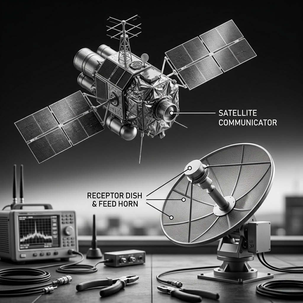 White sphere casting a soft shadow on a light gray background.