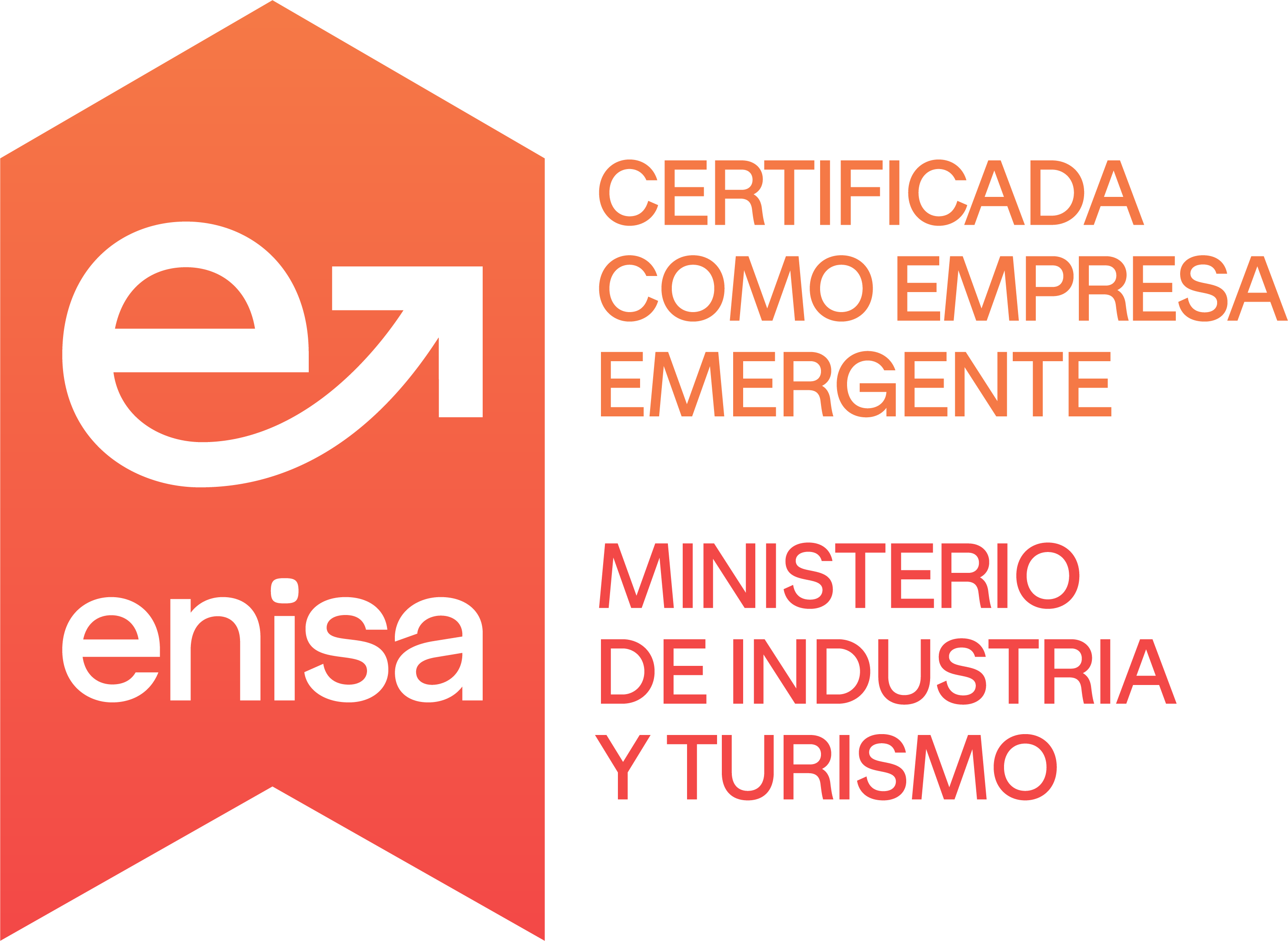 ENISA-certified emerging company badge