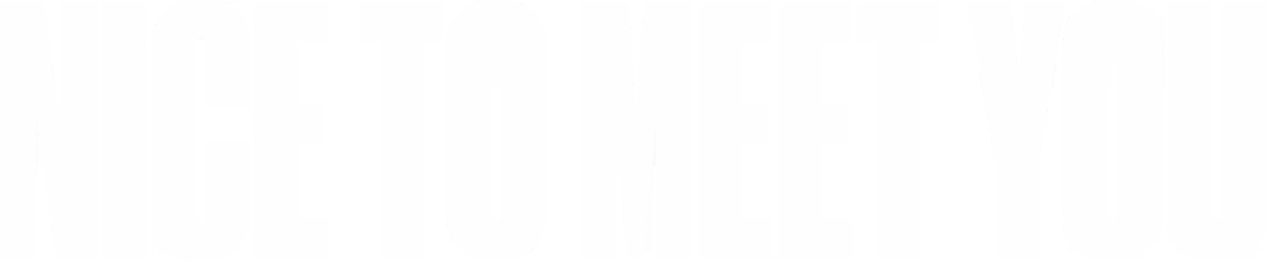 Large white text saying 'NICE TO MEET YOU' on a transparent background.
