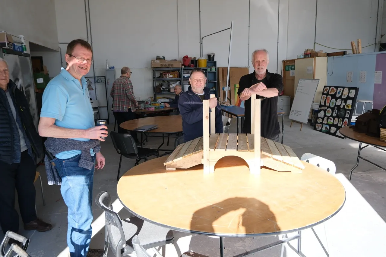 building the goat bridge