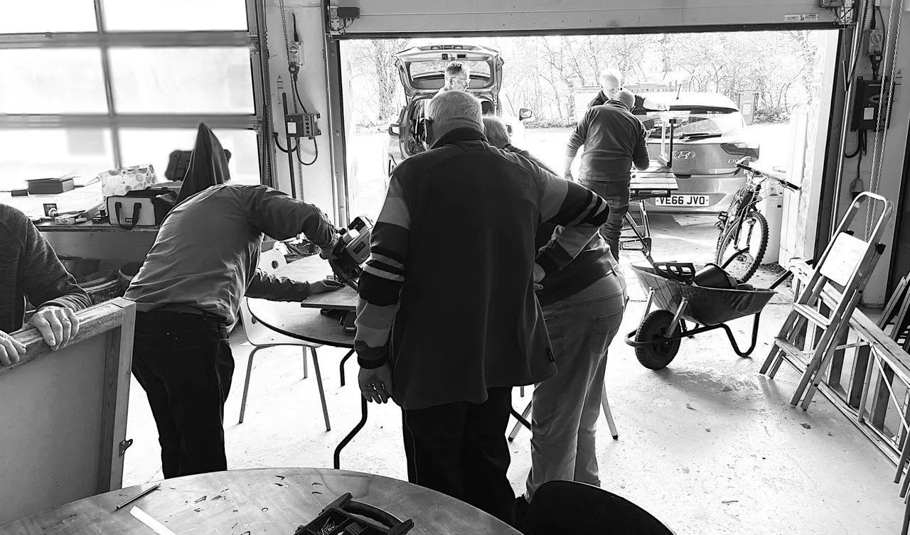 Working in the Teesdale Shed