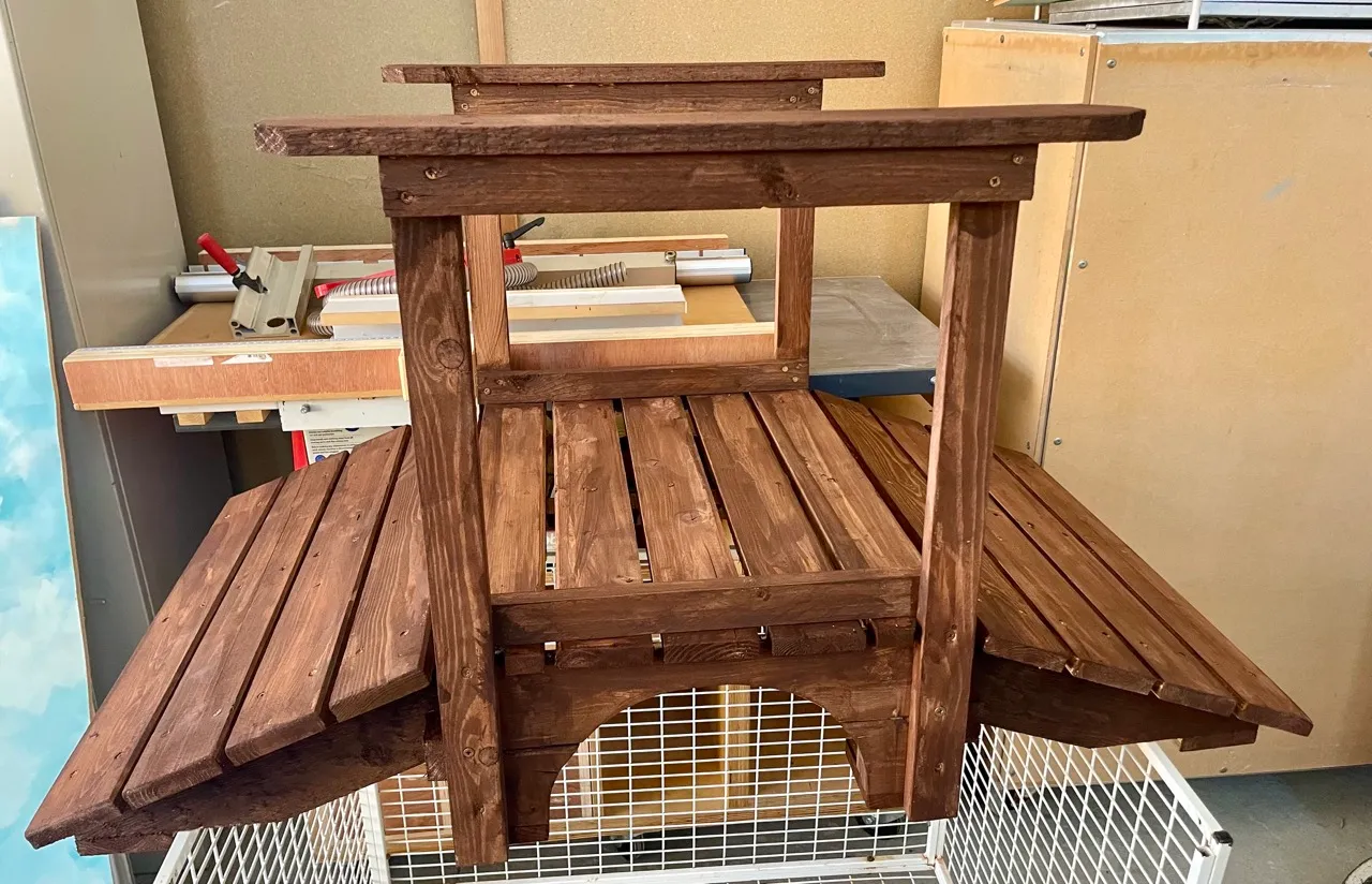 a goat bridge in production