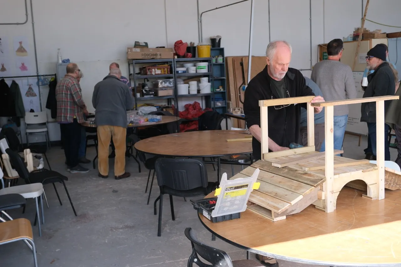 Working in the Teesdale Shed