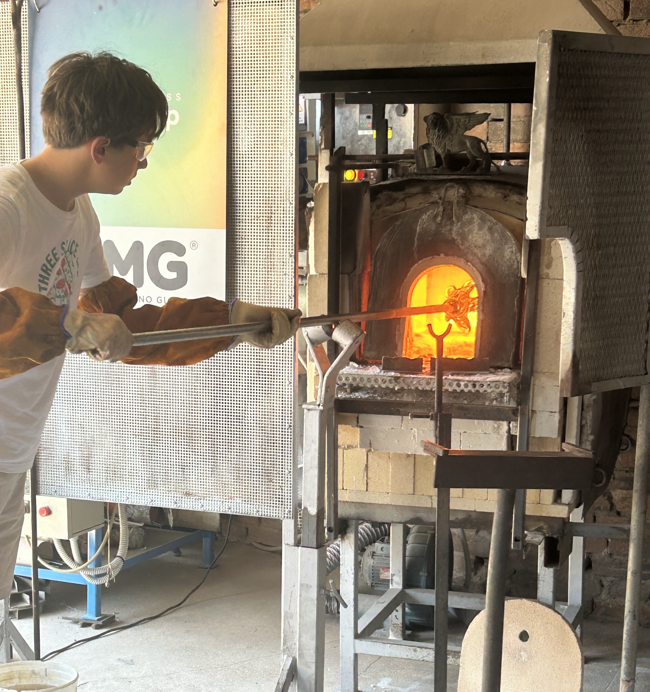 At the furnace