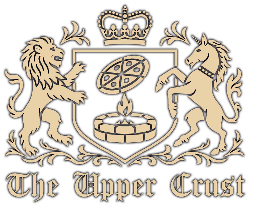 logo of The Upper Crust with a black shadow