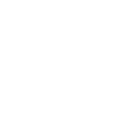 White outlined star with two sparkles above it on black background.