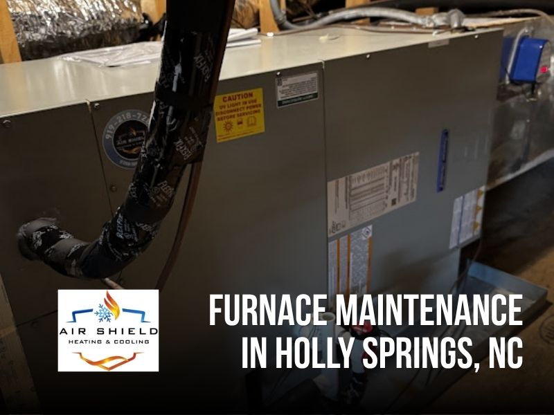 Furnace maintenance in Holly Springs, NC by Air Shield Heating & Cooling. Keep your heating system running safely and efficiently with professional tune-ups and care.