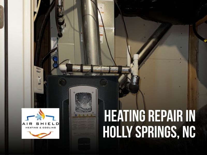 Heating repair in Holly Springs, NC by Air Shield Heating & Cooling. Expert heating system repairs to restore warmth and comfort to your home fast and reliably.