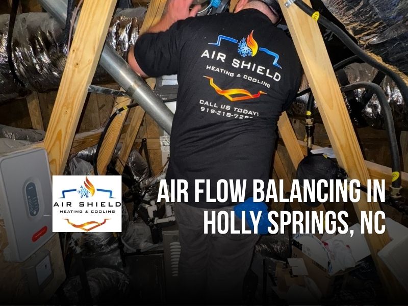 Improve comfort and HVAC efficiency with professional air flow balancing in Holly Springs, NC. Trust Air Shield Heating & Cooling. Schedule service today!