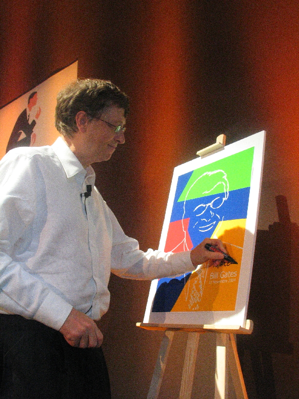 Bill Gates et les Junior-Entreprises : Les JEeurs ont reçu l'homme le plus riche du monde