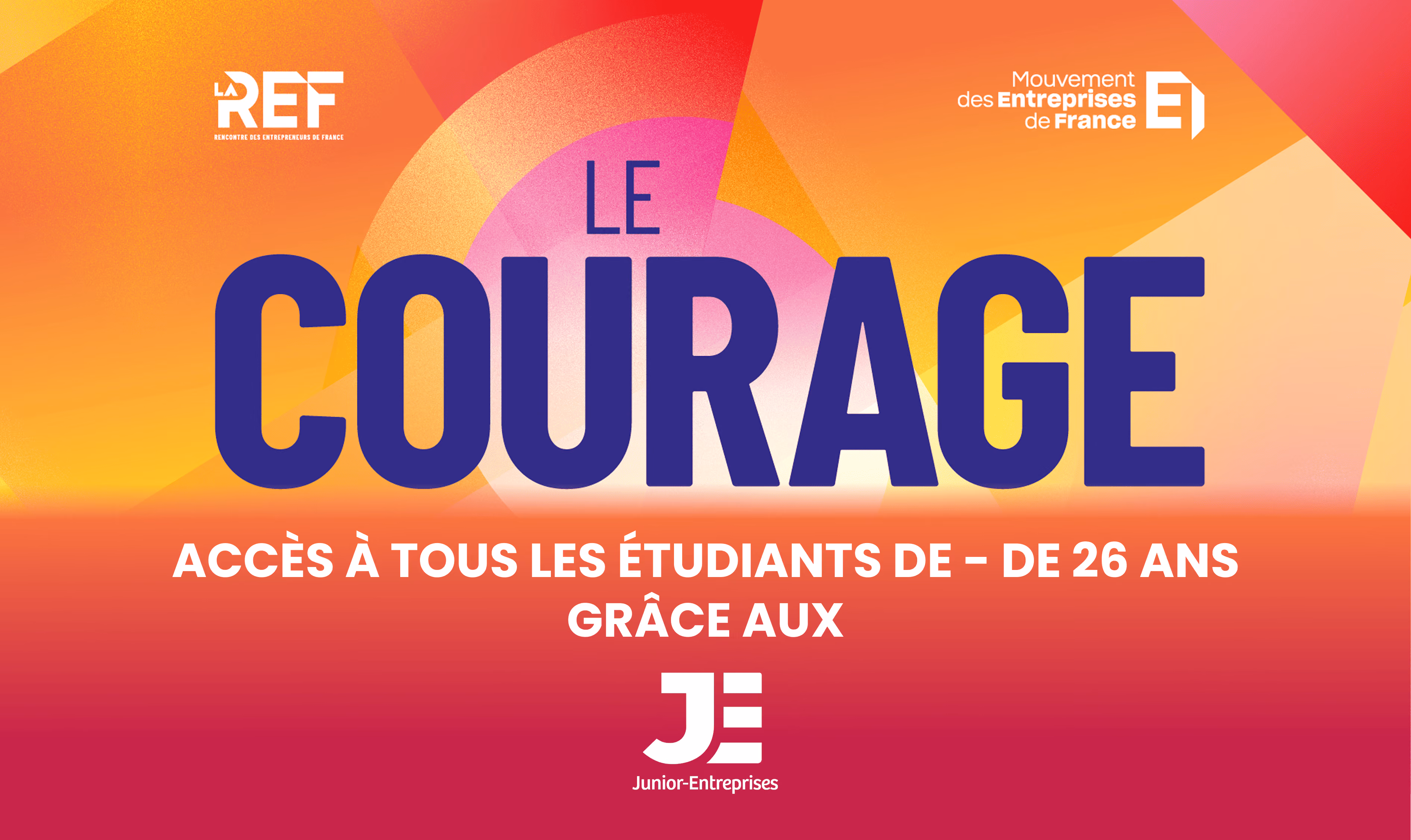 La REF 2026 : pour la première fois dans l'histoire de l'événement, la jeunesse y a sa place, grâce aux Junior-Entreprises