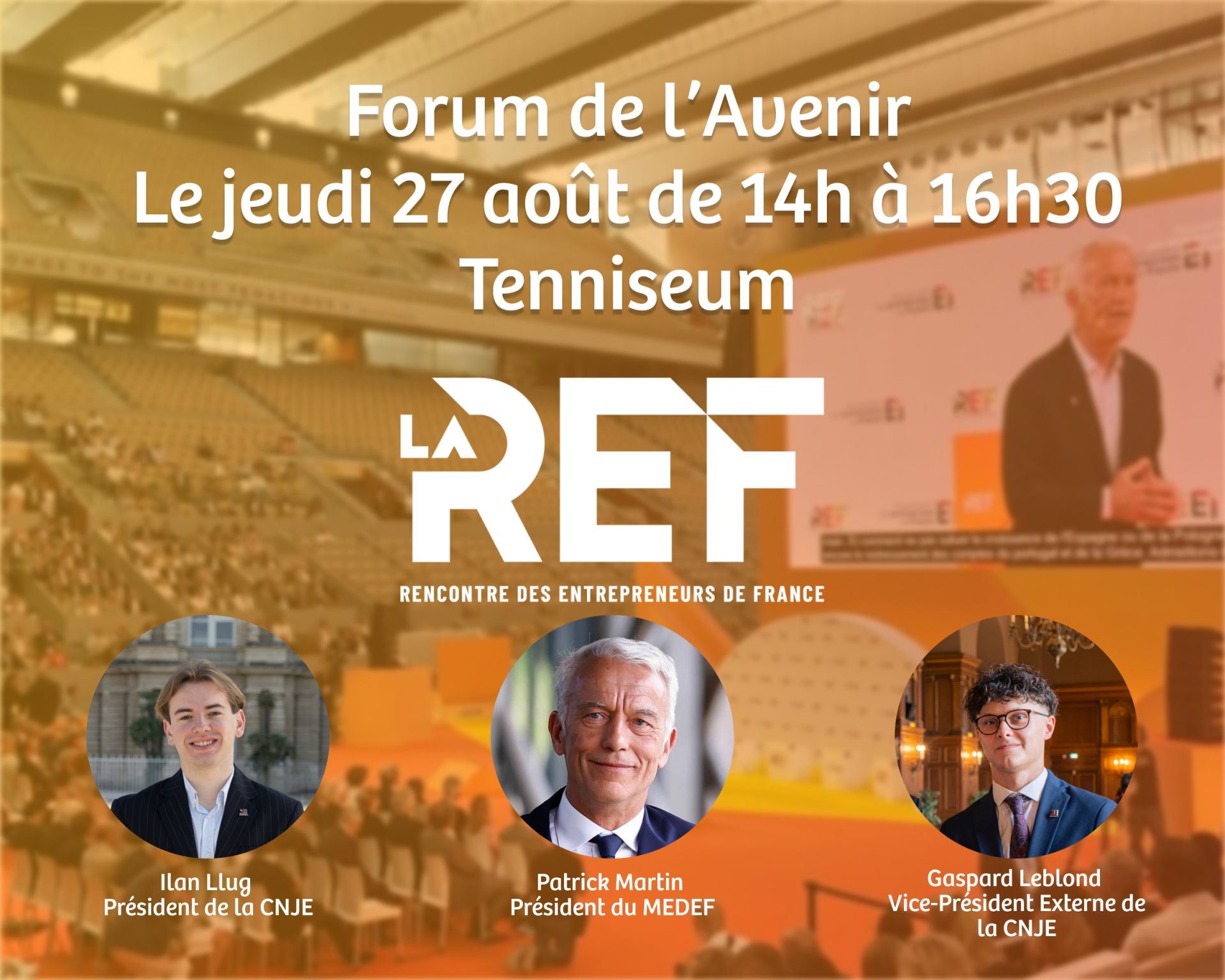 La CNJE au Forum de l'Avenir, à la REF 2026 du MEDEF