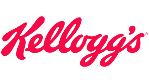 Kellogg's brand logo in red script font.