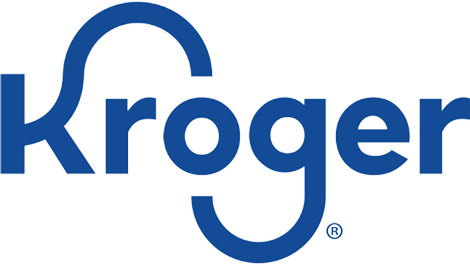 Kroger logo in blue font.