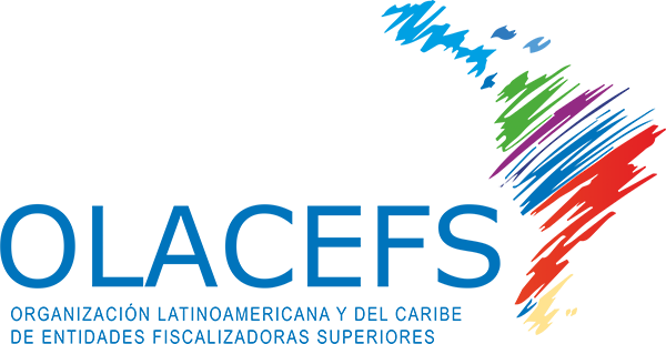 Logo de OLACEFS, Organización Latinoamericana y del Caribe de Entidades Fiscalizadoras Superiores.