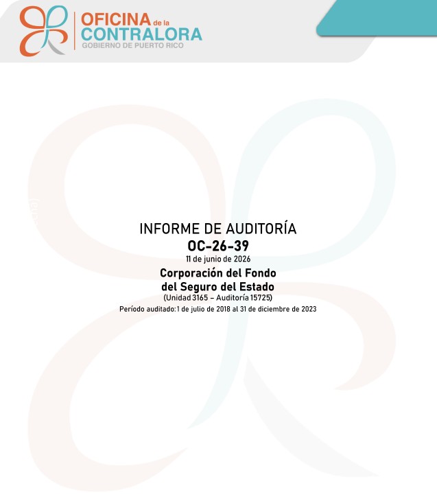 Cover of Audit Report OC-26-39