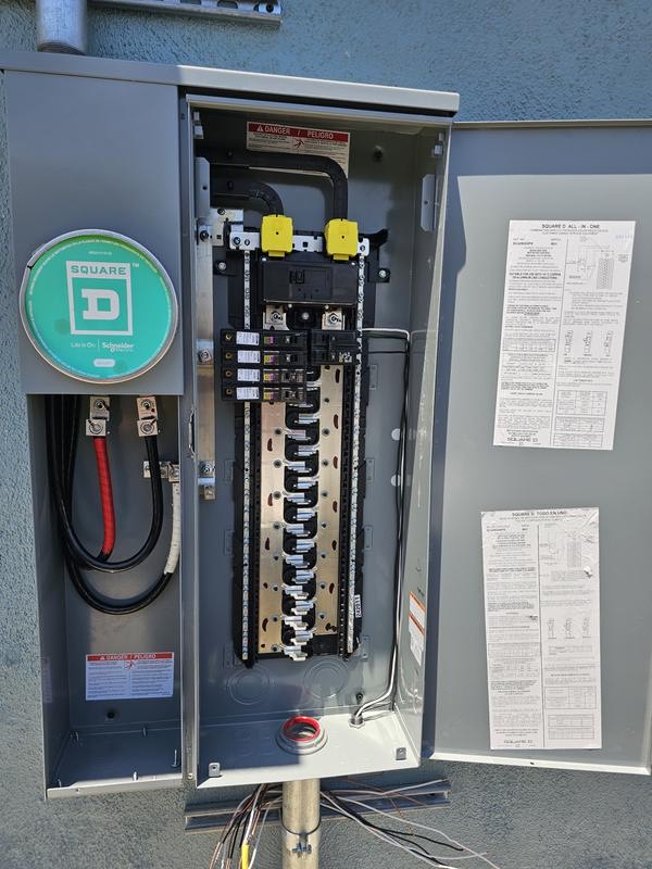 Electrical panel installation by Gasca Electrical Services