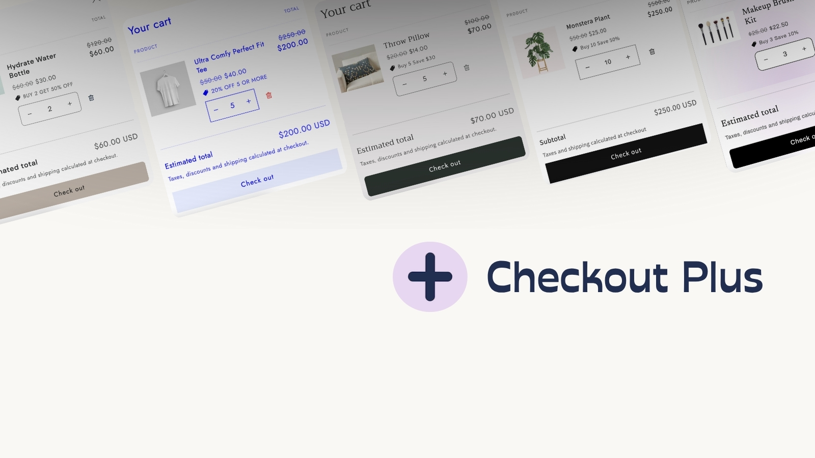 Checkout Plus product preview