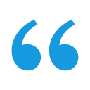 blue quote