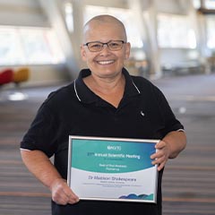 Runner-Up, Best of Oral Abstracts Award Dr Madison Shakespeare
