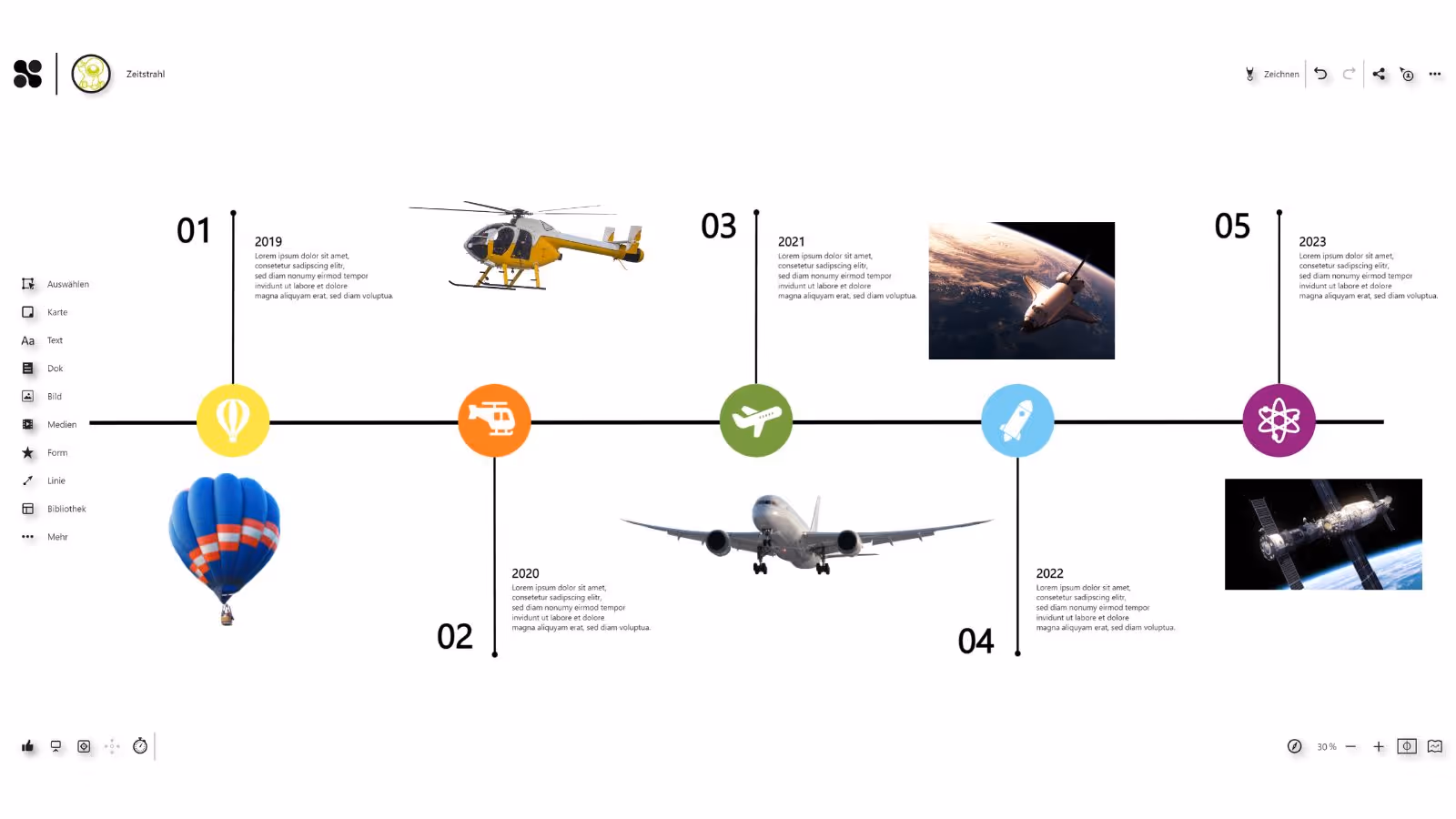 Collaboard Timeline