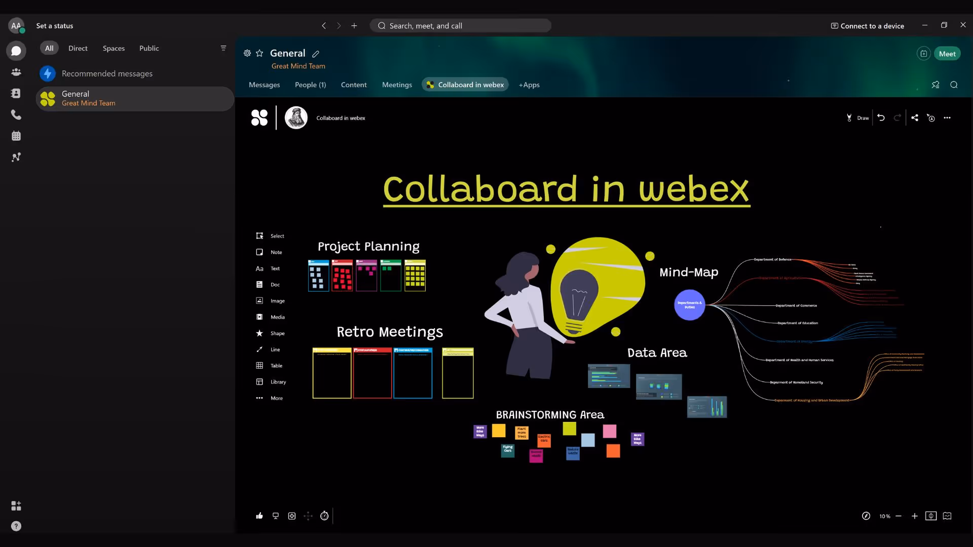 Collaboard Webex Whiteboard Integration