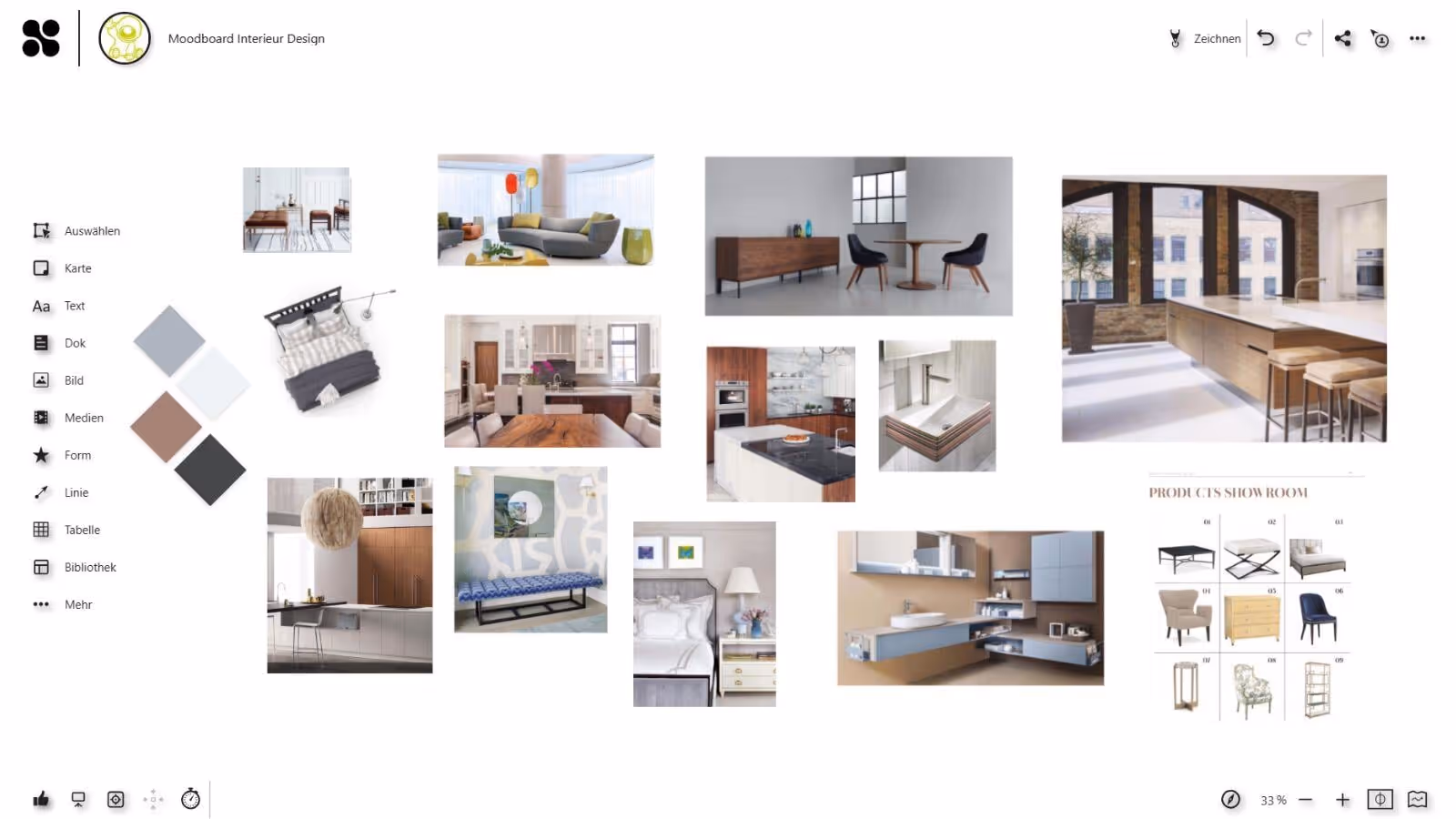 Interieur Design Moodboard