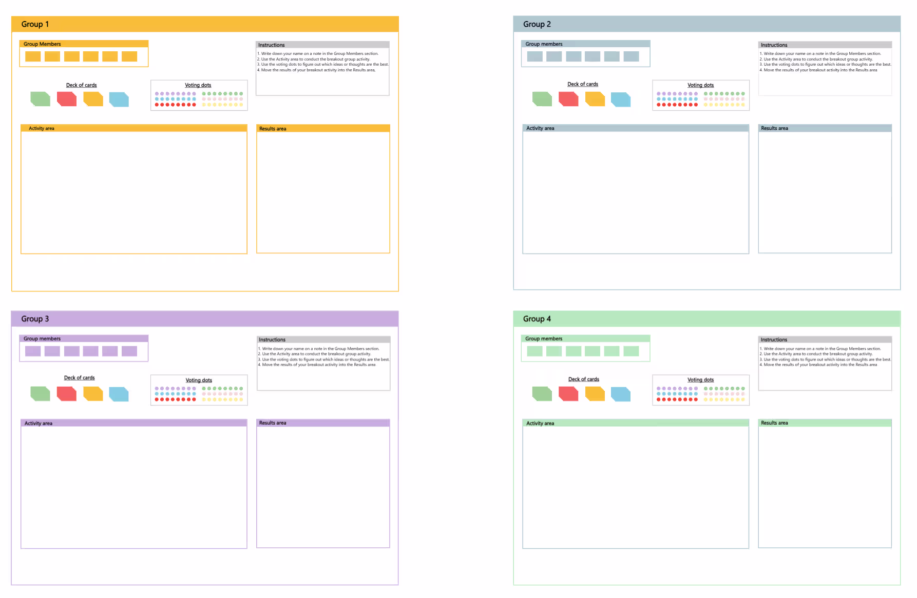 Breakout Groups Template