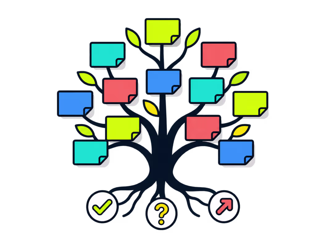 Feedback-Baum Vorlage