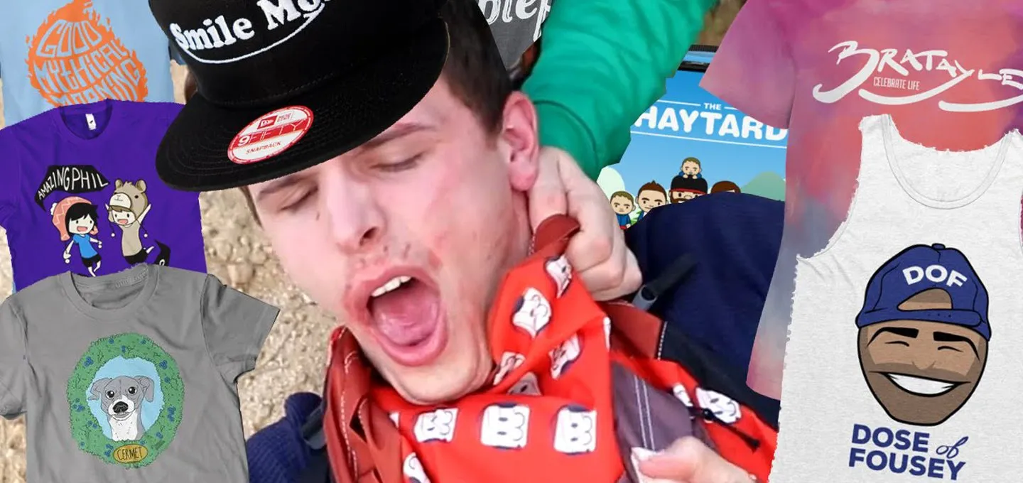 youtuber merchandise shops