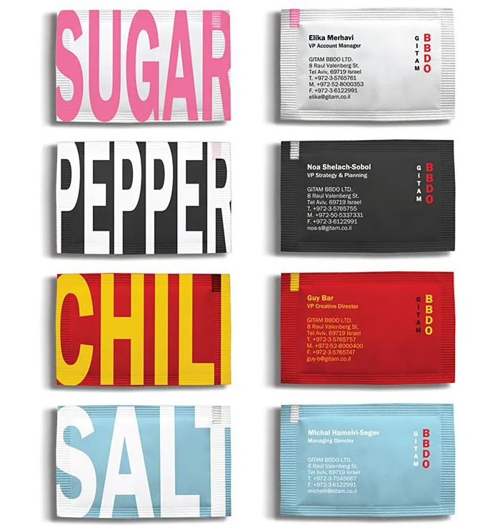 business card alternatives