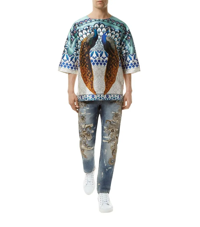 Dolce & Gabbana expensive clothing brand from Italy, known for casual yet stylish tees, timeless pieces and exceptional quality.
