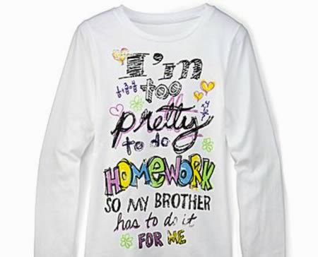 Maybe do not use this t shirt front of a teacher.