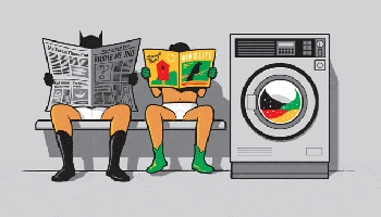 how to take care of your printed garments - batman and robin
