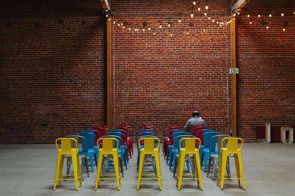 event planner, chairs, venue
