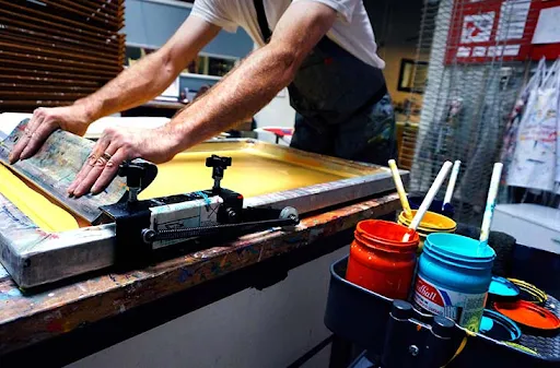 manual screen print