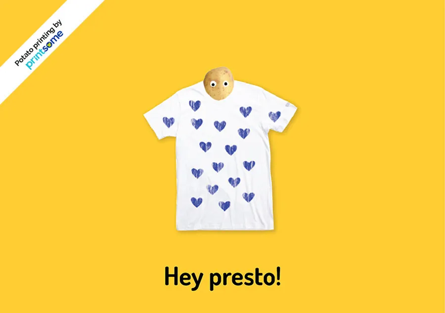 Potato-printing