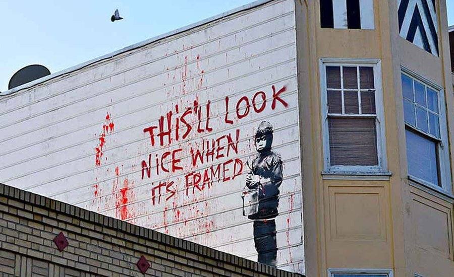 street art, banksy, mural