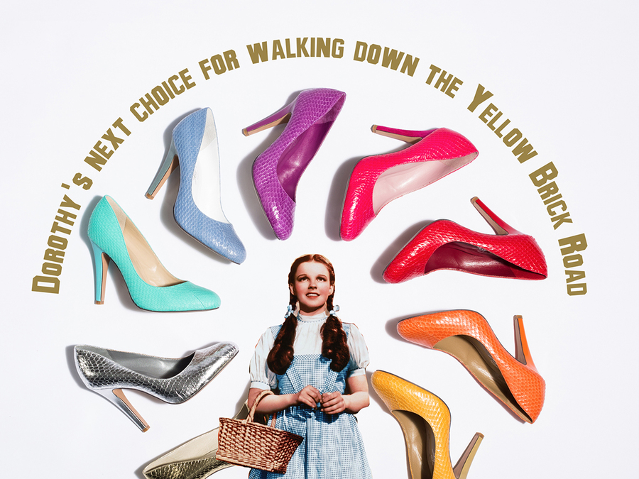 dorothy, wizard of oz, shoes of prey, brand ambassadors, fictional brand ambassadors, 