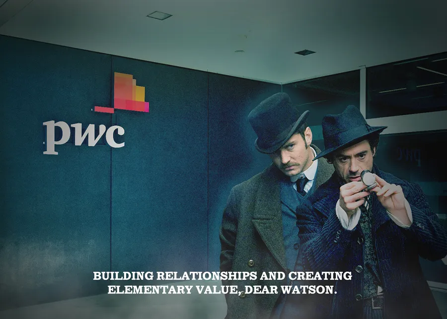 sherlock holmes, pwc, brand ambassadors, fictional brand ambassadors,