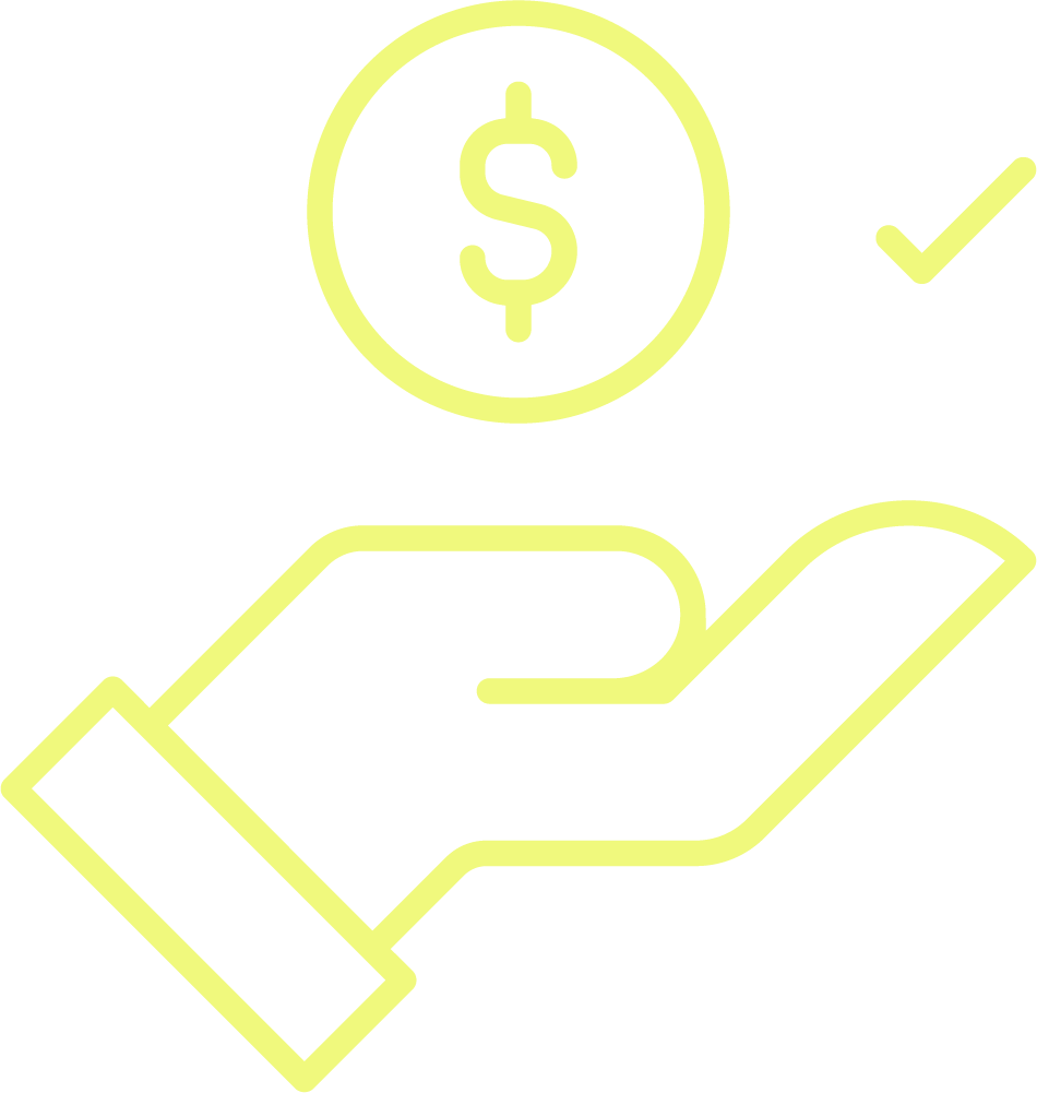 Hand holding money
