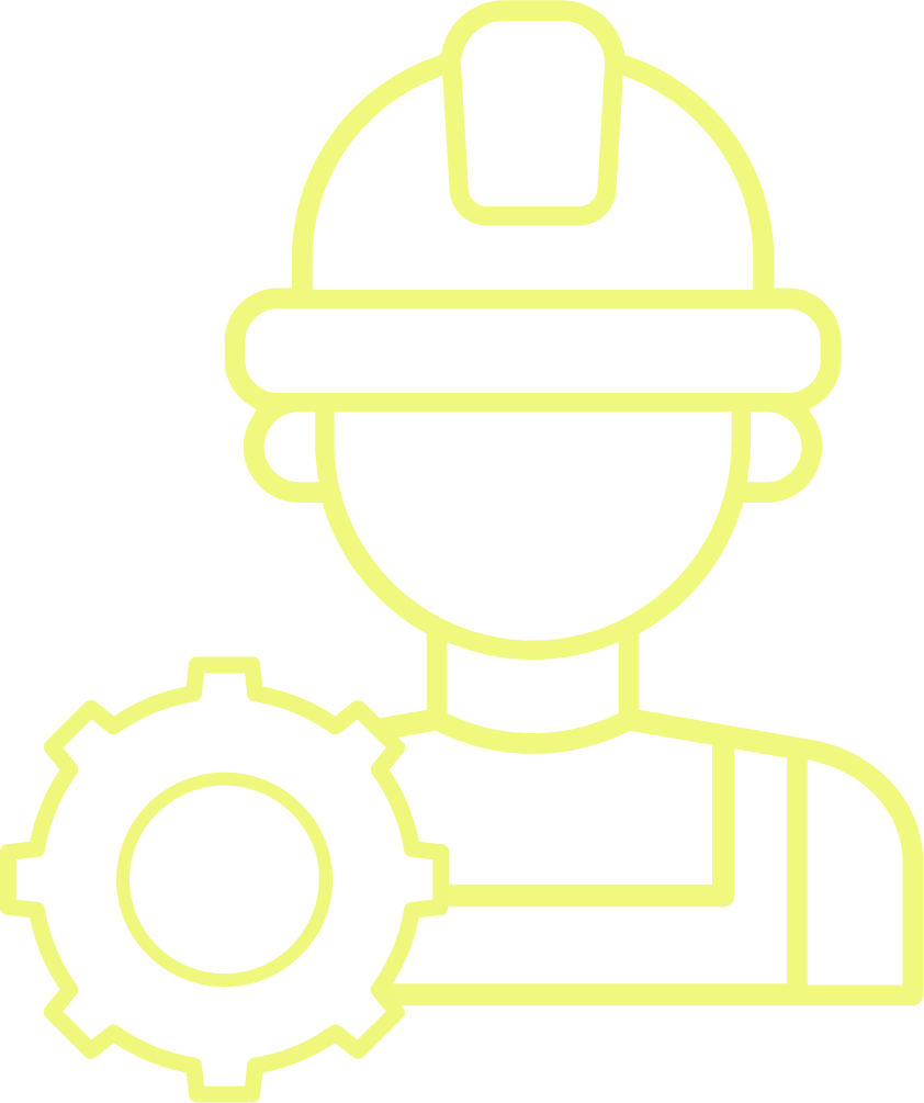 Person in hard hat icon