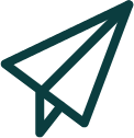 Paper plane icon