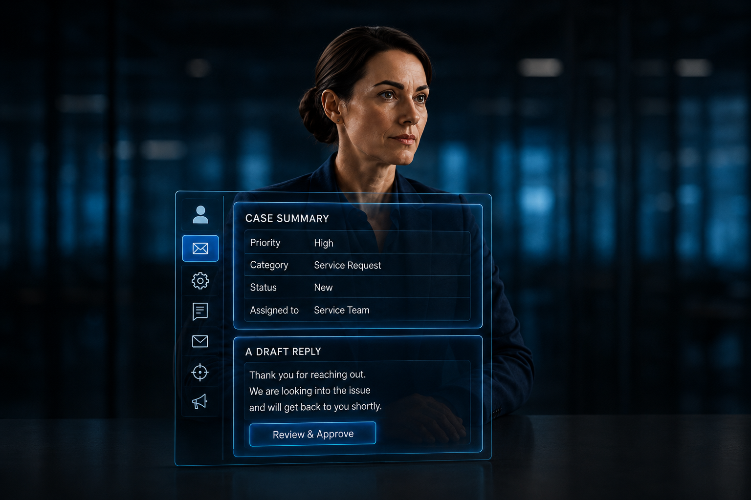 Casey routing and resolving incoming cases