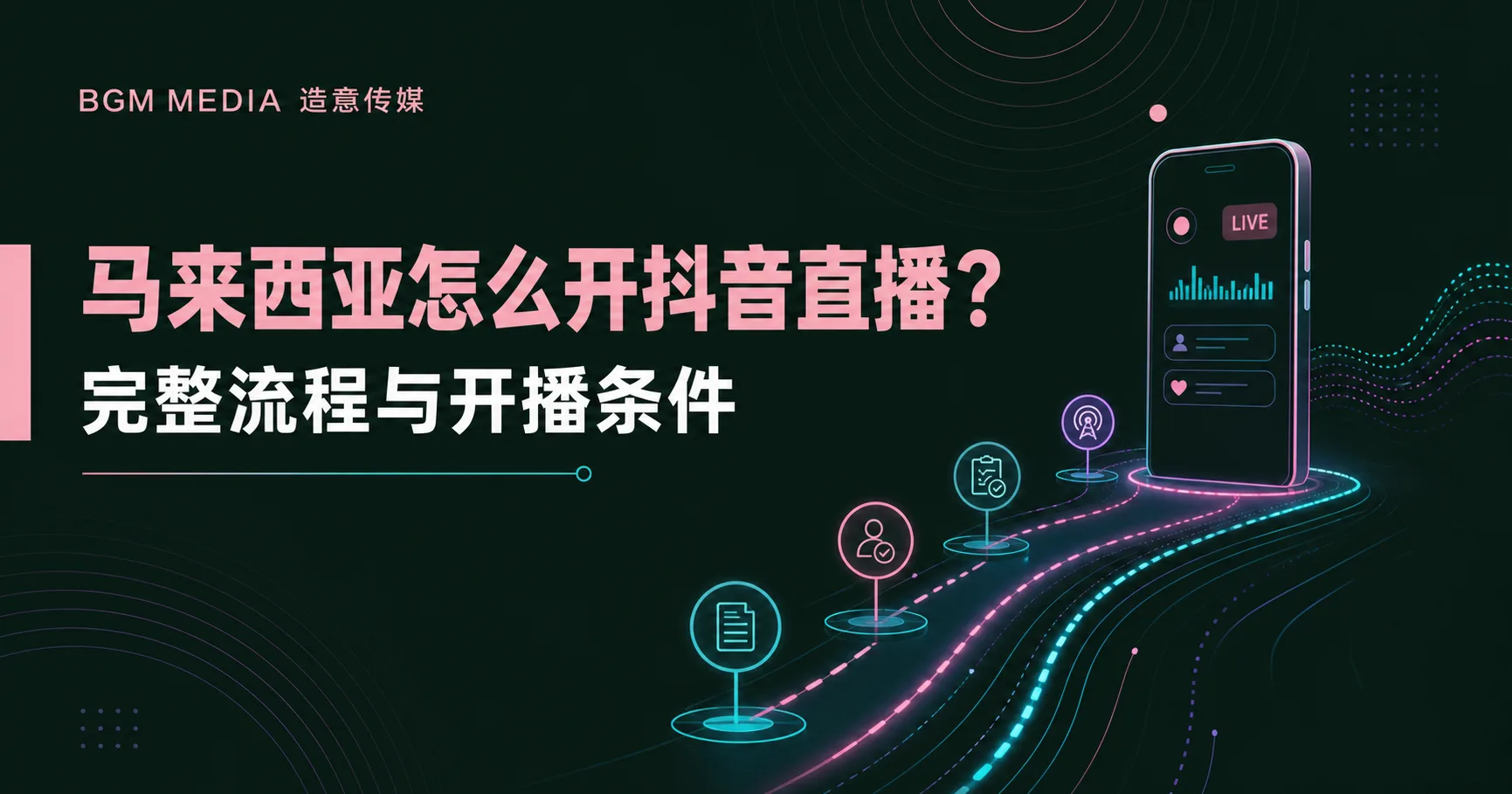 马来西亚怎么开抖音直播？完整流程与常见误区